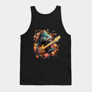 Oarfish Playing Guitar Tank Top